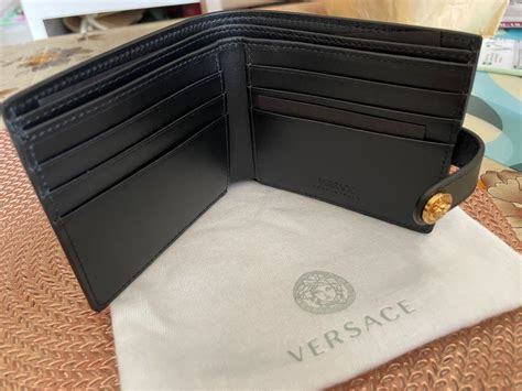 men versace wallet|versace men's wallets card holder.